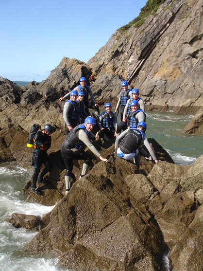 Stag Party Coasteering in Wales