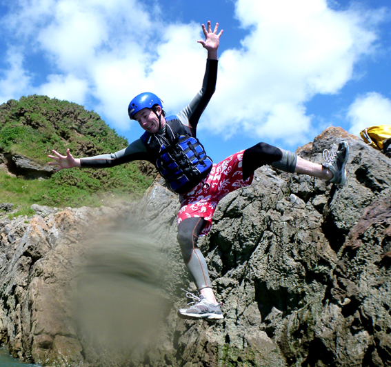 Coasteering at Caswell Bay - This could be you